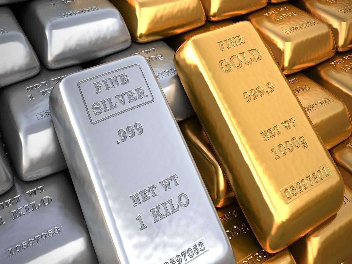 gold rate today yellow metal drops sharply silver prices down nearly 2